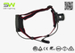 Zoomable Headlamp With Red Warning Rear Lamp Outdoor Safety Search Rescue